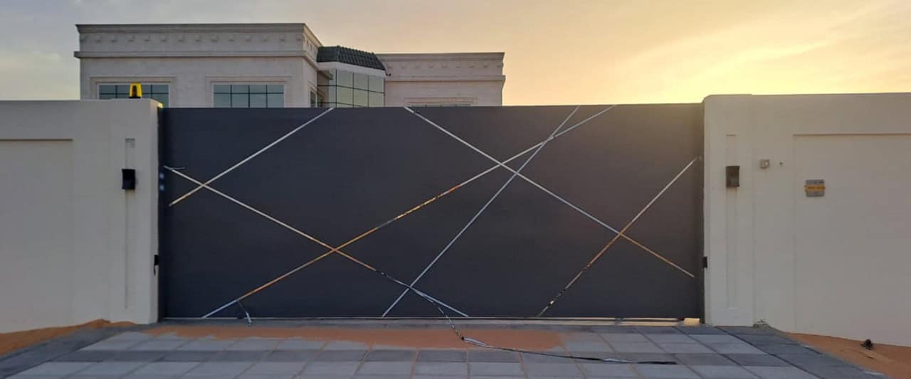 Aluminium Boundary Gate in UAE