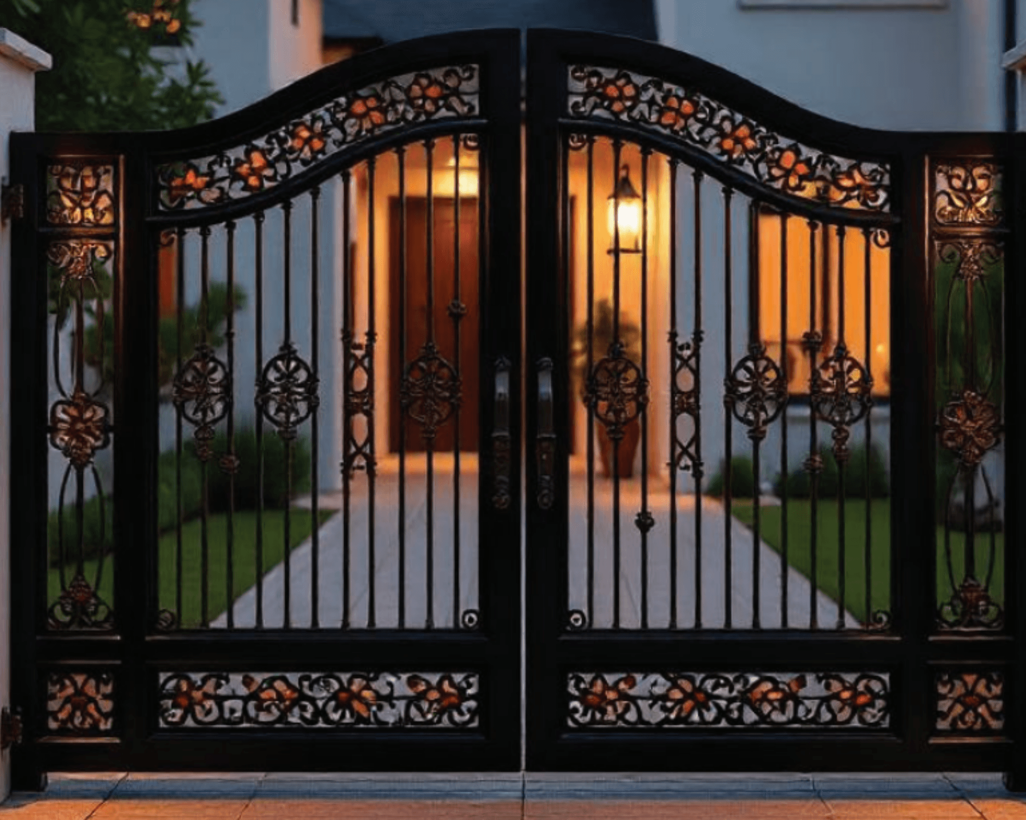 Aluminium Villa Boundary Gate in UAE