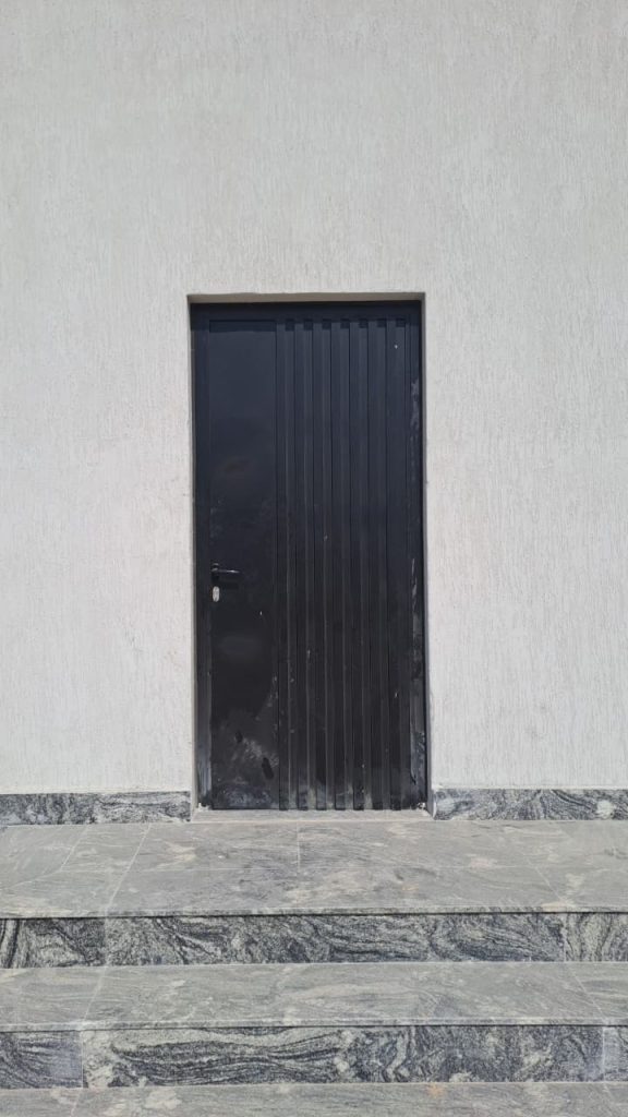Cast aluminium door in UAE.