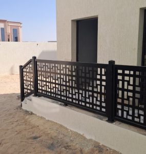 Handrail with CNC Design in UAE