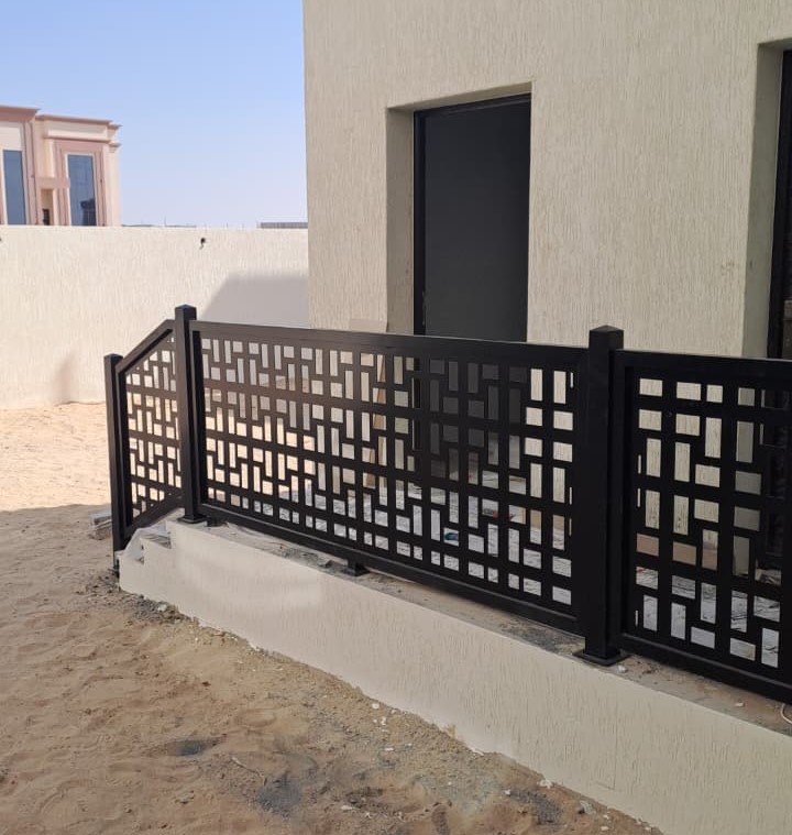 Handrail with CNC Design in UAE
